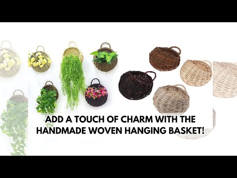 Handmade Woven Hanging Basket