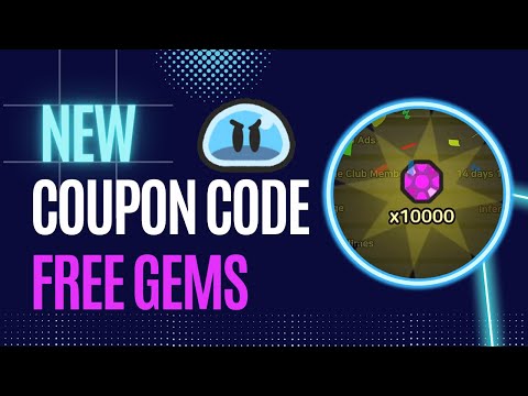 NEW COUPON CODE 10,000 FREE GEMS - Legend of Slime: Idle RPG War