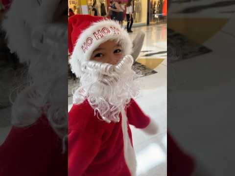 Santa Takes Dad Shopping For Christmas