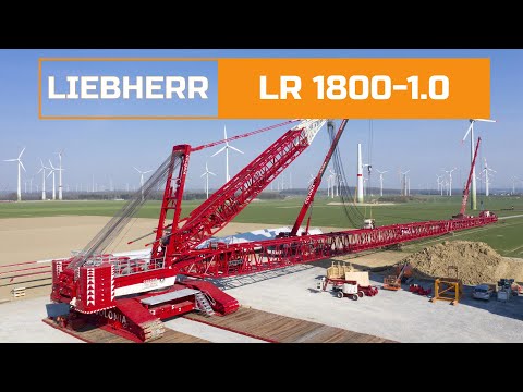 LR 1800 - Liebherr's crawler crane with outstanding lifting capacities