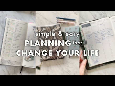 EASY Planning that'll CHANGE YOUR LIFE feat. Hobonichi Planner #hobonichi #hobonichicousin