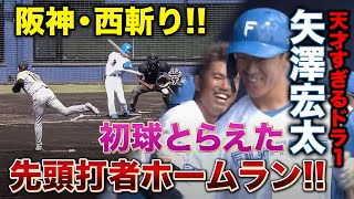 【速報】矢澤宏太が阪神西から先頭打者初球ホームラン＜2/26ファイターズ春季キャンプ2023＞