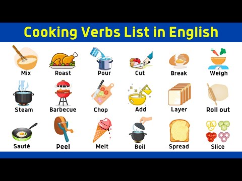 Cooking Verbs in English and Learn Kitchen verbs Vocabulary in English For Beginner Must Know