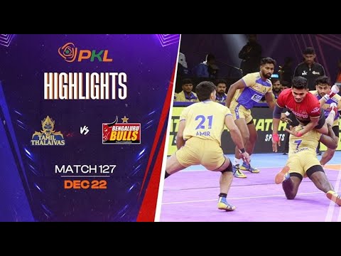 Match Highlights: Tamil Thalaivas vs Bengaluru Bulls | December 22 | PKL Season 11