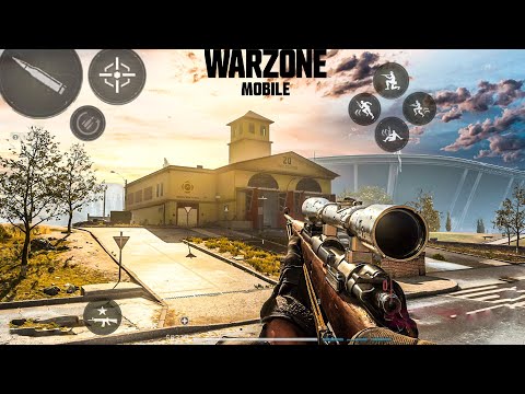 COD WARZONE MOBILE SOLO BATTLE ROYALE SNIPER GAMEPLAY