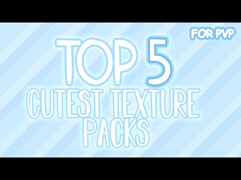 Top 5 Cutest Minecraft PVP Texture Packs!