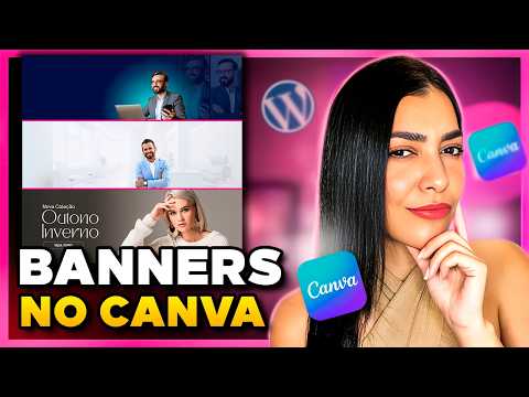 Como Fazer BANNERs no CANVA para Sites/Lojas Virtuais [Imagens para Desktop e Mobile]