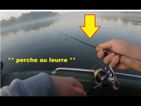 peche de la perche au leurre , en UL