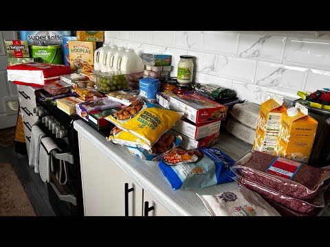 MEGA WEEKLY FOOD HAUL | FEEDING MY LARGE UK FAMILY | WEEKLY GROCERY HAUL |SAHM