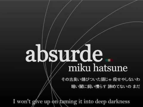 Hatsune Miku - absurde (English Subbed)