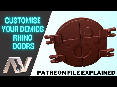 Add your own icons to these Demios pattern door - File use explanation video