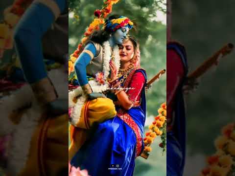 #Krishna #Radha #Love Innisai azhapedayae new whatsapp status ❤️✨