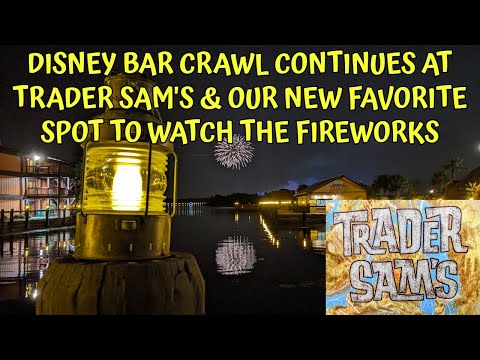 DISNEY BAR CRAWL at TRADER SAM'S / DISNEY'S POLYNESIAN RESORT