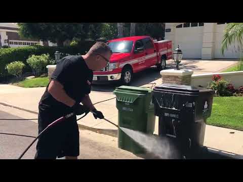 Cleaning and Disinfecting Trash Bins with Nature-Cide