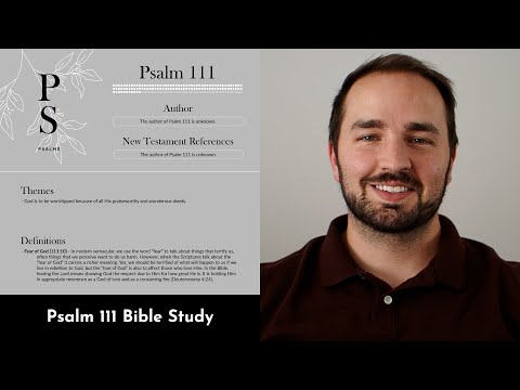 Psalm 111 Summary: 5 Minute Bible Study