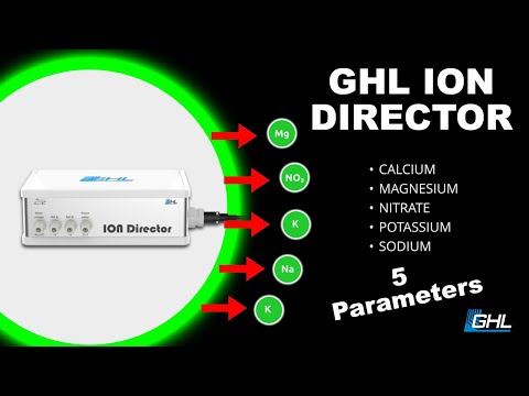 GHL ION Director automatically test  Cal,Mag,No3,K,NA