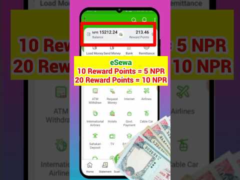 Esewa Reward Points Earning | Esewa Earning App #shorts #esewa