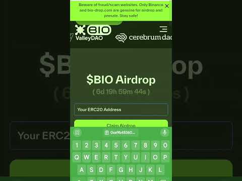 BIO protocol Airdrop 💰 bio airdrop listing date #bioairdropprice #bioairdrop #shorts #airdrop