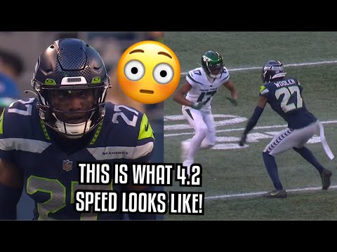 Garrett Wilson Vs Tariq Woolen 🔥 NFL ‘ROOKIE’ Matchup! (WR vs CB) Jets Vs Seahawks highlights