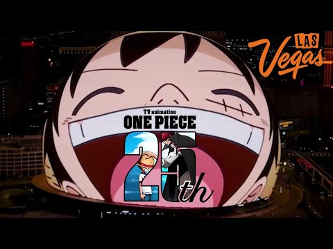 “ONE PIECE” 25th Anniversary Display in Las Vegas