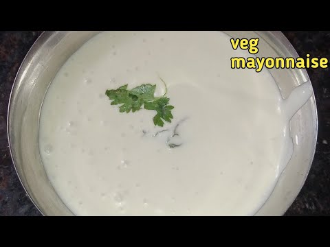 ||How to prepare a mayonnaise in home||veg mayonnaise @SnigdaVantalu