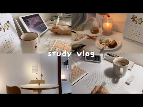 [ study vlog ] morning study, working full time