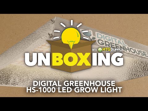 HTG Unboxing: Digital Greenhouse HS-1000 LED Grow Light