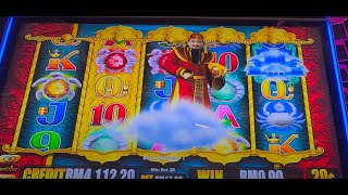 Slot Machine,  Fortune God and Gold Reel Jackpot ! 老虎机 , 财神爷飘后又金轮大奖好运连连！