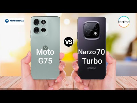 MOTO G75 5G vs Realme Narzo 70 Turbo