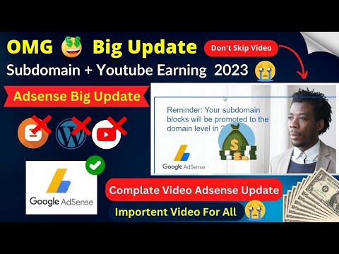 Reminder: Your subdomain blocks will be promoted to the domain level |google adsense new update 2023