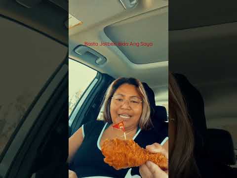 Basta Jolibee Bida Ang Saya | #jolibee #jolibeeCalifornia #shortsviral #howto #fypshorts #mukbang