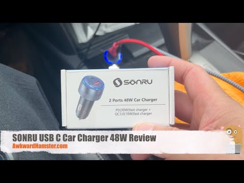 SONRU USB C Car Charger 48W Review