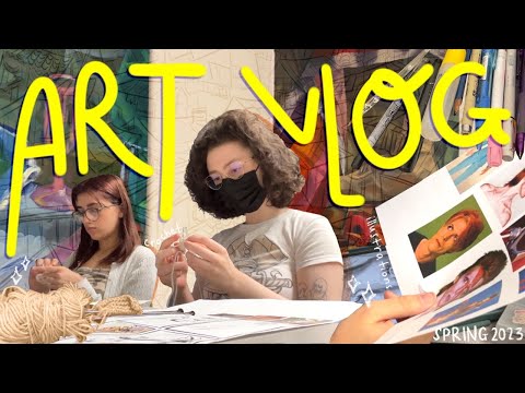 ONE WEEK // art class, illustration process & digital timelapses