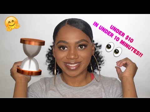 UNDER $10 IN UNDER 10 MINUTES | SLEEK PONYTAIL | HAIRBYMASON