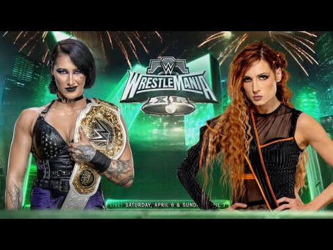 WrestleMania 40 - Rhea Ripley vs Becky Lynch (Women's World Championship) | WWE 2K24(Gameplay)