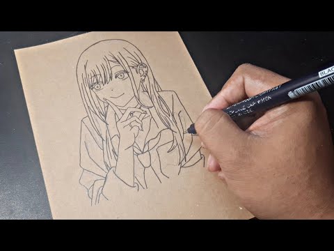 🔴 Drawing Marin Kitagawa ( Mewarnai hari Kalian ) 🤪