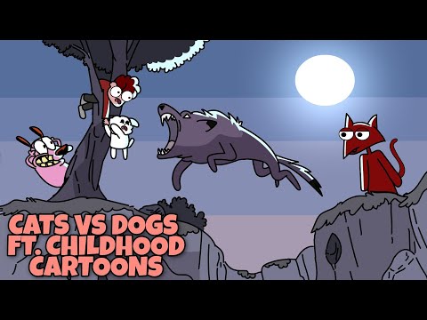 Cats vs Dogs | Ft. Childhood cartoons | hindi storytime animation