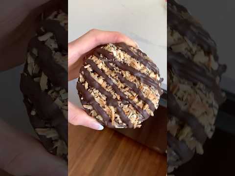 Easy GIANT Samoa Cookie!