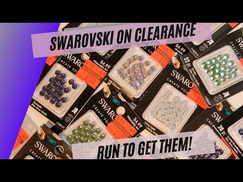 Swarovski Crystal Clearance | Run to get them Right Now!