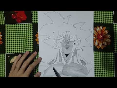 Drawing Goku Ultra instinto ( Dragon ball super)