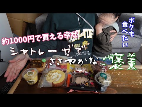 【新米ママの日常vlog】約1000円分のシャトレーゼ購入品🎂| 誕生日の自分へのささやかなご褒美🎁| アラサー主婦【専業主婦】