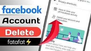 Facebook Account Delete Kaise Kare | How To Delete Facebook Account | #SHORTS | Tips Km