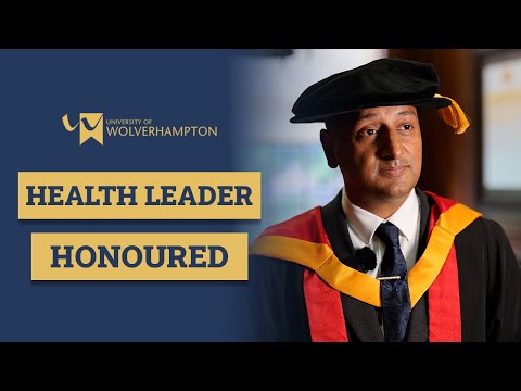 Health leader honoured for achievements in pharmacy | #WLVGrad