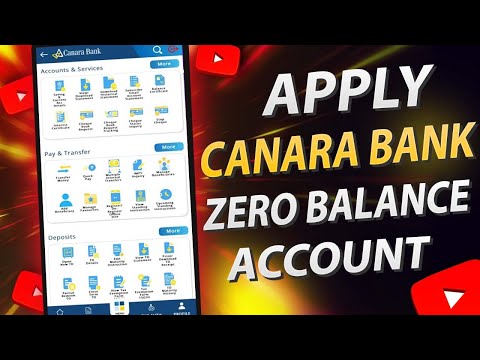 How To Apply Canara Bank Zero Balance Account Online in Tamil