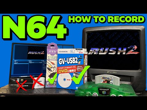 $80 N64 Record & Stream setup - GV-Usb2, S-Video & Streamlabs OBS