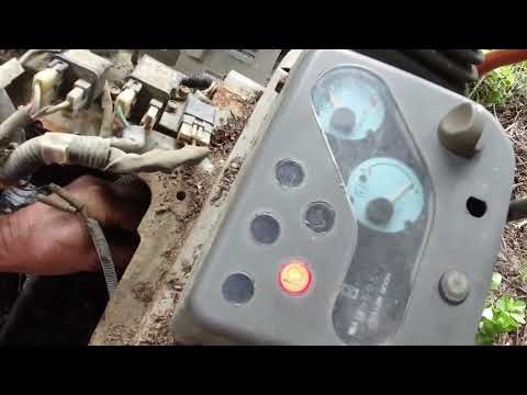 Troubleshooting temperature sensor alarm fault on the Yanmar mini Excavator