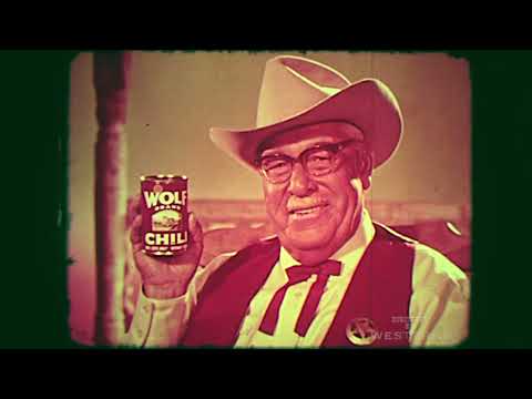 Wolf Brand Chili 1960s Best Beef on the Range with Pop Myres Original Commercial Spokes Person