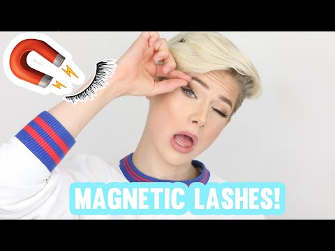 TRYING MAGNETIC LASHES FOR THE FIRST TIME!