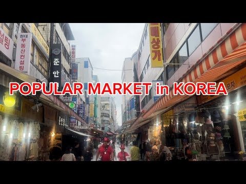 【Travel vlog 】NAMDAEMUN MARKET SEOUL SOUTH  KOREA