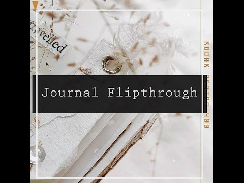 Journal Flip through (Vol.4) || Why is night so full of dreams?